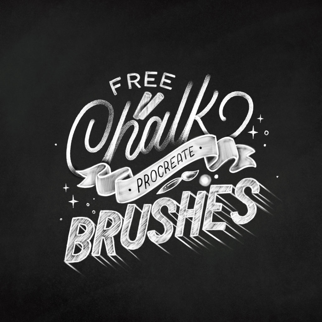 free procreate chalk brushes