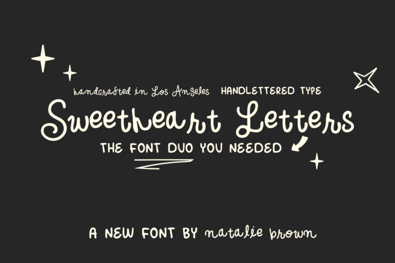 Sweetheart Letters Font